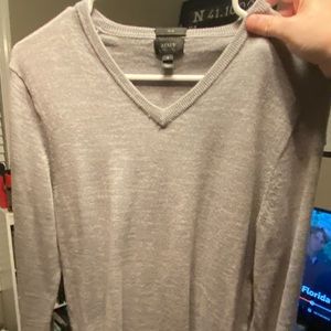 J Crew Slim Merino Wool V-Neck Sweater